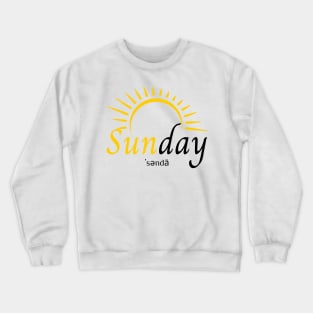 Sunday Design Crewneck Sweatshirt